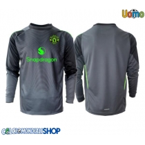 Maglie da calcio Manchester United Portiere Seconda Maglia 2025-26 Manica Lunga